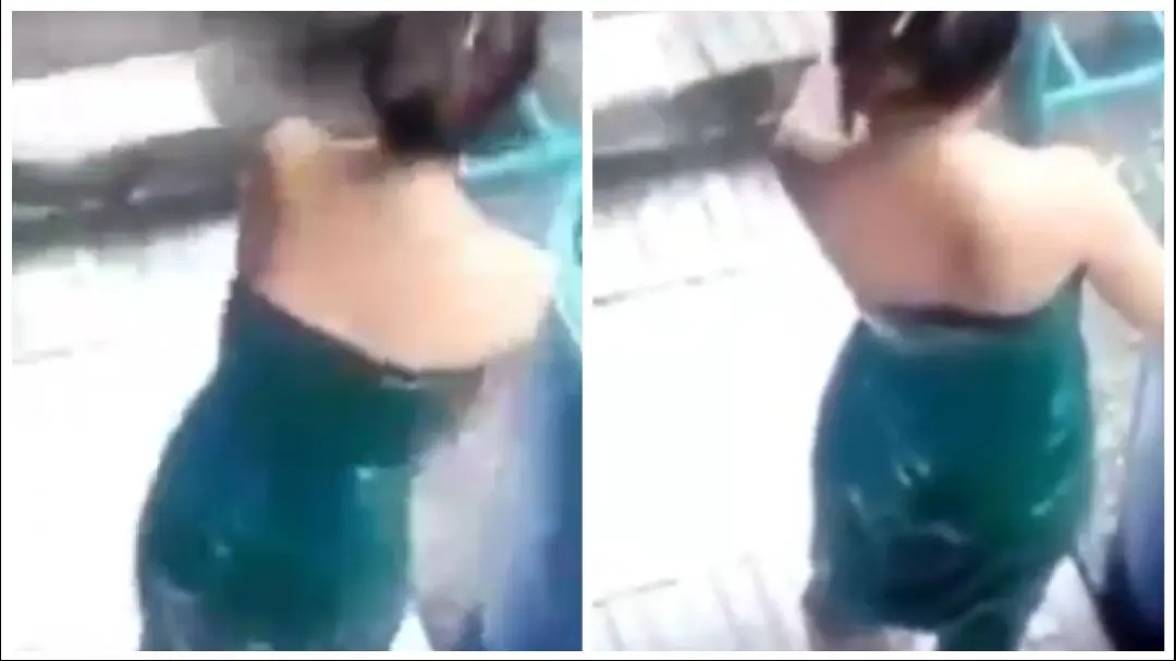 ရေချိုးချောင်းရိုက် – Myanmar Girl Showering
